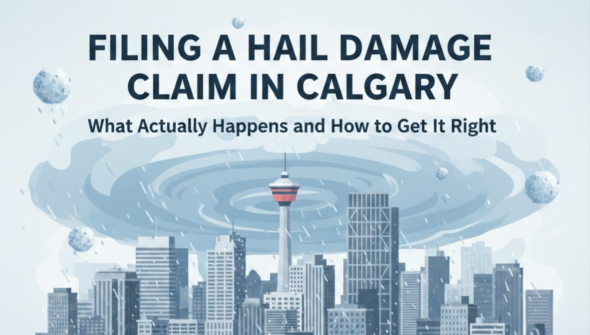 Filing a Hail Damage Claim in Calgary — What Actually Happens and How to Get It Right